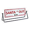 Melrose International Reversable Santa Sign (Set Of 2) 12In Image 2