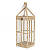 Melrose International Wooden Lantern, 19 and 27 Inches  (Set of 2) Image 1