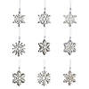 Melrose International Wooden Snowflake Ornament (2 Boxes of 18) Image 1