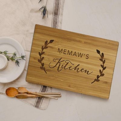 Memaw's Kitchen Rustic Board 17.75x11 Image 1
