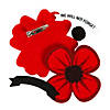 Memorial Day Poppy Pin Craft Kit - Makes 12 Image 1