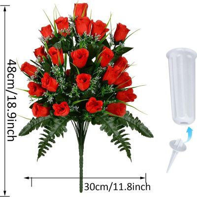 Memorial Floral Bouquets with Vase Image 1