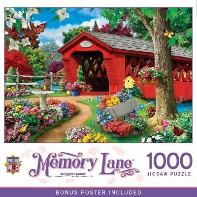 Memory Lane - Butterfly Bridge 1000 Piece Jigsaw Puzzle Image 1