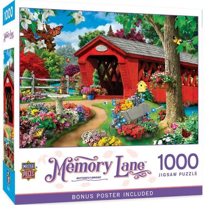 Memory Lane - Butterfly Bridge 1000 Piece Jigsaw Puzzle Image 1