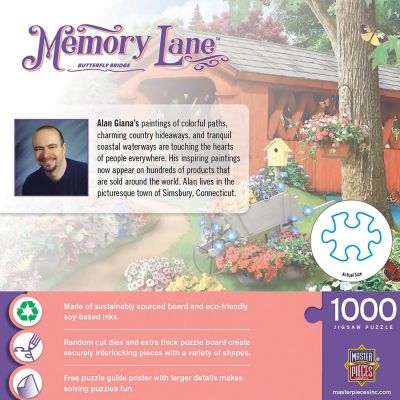 Memory Lane - Butterfly Bridge 1000 Piece Jigsaw Puzzle Image 3
