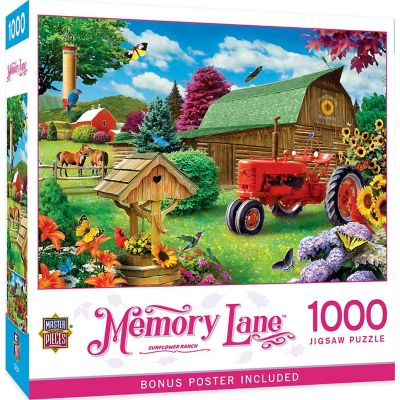 Memory Lane - Sunflower Ranch 1000 Piece Jigsaw Puzzle Image 1