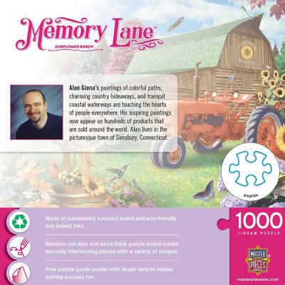 Memory Lane - Sunflower Ranch 1000 Piece Jigsaw Puzzle Image 3