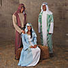 Men&#8217;s Deluxe Joseph Polyester Nativity Costume with Headpiece - One Size Image 2