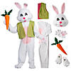 Men&#8217;s Easter Bunny Costume with Vest & Carrot Image 2