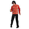 Men&#8217;s Michael Jackson Red Military Jacket Costume - Medium Image 1