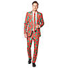 Men&#8217;s Red Christmas Suit - Large Image 1