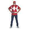 Men's Alternative Red Power Ranger Costume - Plus Size Image 1