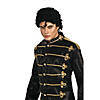 Men's Black Military Jacket Michael Jackson Costume - Large Image 1