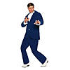 Men's Blue Groovy Sixties Costume Image 1