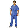 Men's Blue Scrubs Costume - Large Image 1