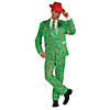Men's Candy Cane Suit Costume Image 1