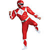 Men's Classic Muscle Mighty Morphin Power Ranger Red Ranger &#8211; Large Image 1