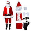 Men's Complete Velour Santa Suit Costume Image 2