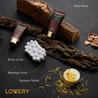 Mens Gift Set - 14 Pc Sandalwood Bath Gift Set - Personal Self Care Kit Image 2