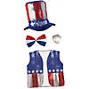 Men's Patriotic Uncle Sam Costume Set Image 1