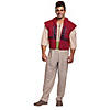 Men's Plus Size Deluxe Live Action Aladdin&#8482; Costume Image 1