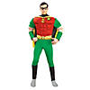 Men's Teen Titans Muscle Chest Robin Costume Image 1