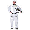 Men's White Suit Astronaut Costume - Large Image 1