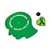 Mental Health Awareness Pins with Card - 12 Pc. Image 1