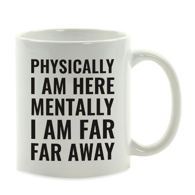Mentally Far Away ceramic mug Image 2