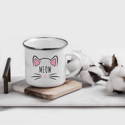 Meow 11oz Campfire Mug Image 1
