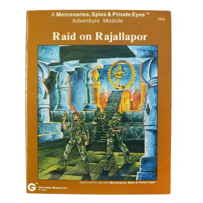 Mercenaries, Spies & Private Eyes: Raid on Rajallapor Module, Mystery Role Playing Game (4-6 players) Image 1