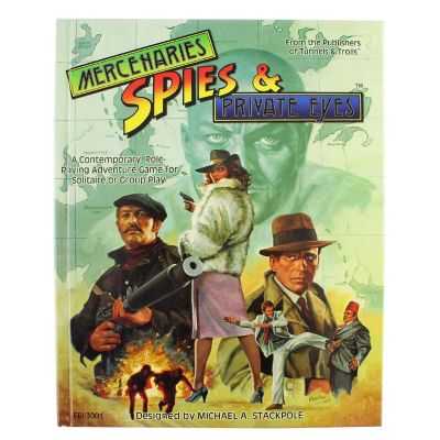 Mercenaries, Spies & Private Eyes Rulebook, Mystery Role Playing Game, Hardcover Image 1