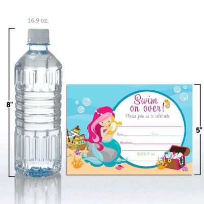 Mermaid Invitations 40pc. by AmandaCreation Image 3
