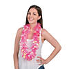 Mermaid Pearlized Pink Polyester Lei - 6 Pc. Image 1