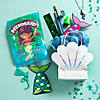 Mermaid Shell Paper Gift Bags - 12 Pc. Image 2