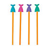 Mermaid Tail Pencil Top Erasers - 24 Pc. Image 1