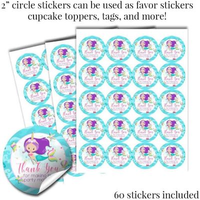 Mermaid Unicorn Sticker Bundle 429pc. by AmandaCreation Image 2