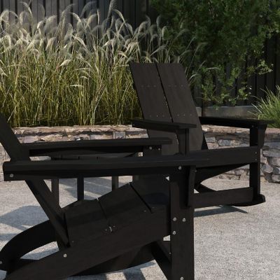 Merrick Lane 2 Black Rocker &amp; Side Table Image 2