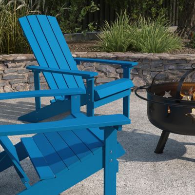 Merrick Lane 2 Blue Adirondacks-Firepit Image 2