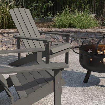 Merrick Lane 2 Lt Gray Adirondacks-Firepit Image 2