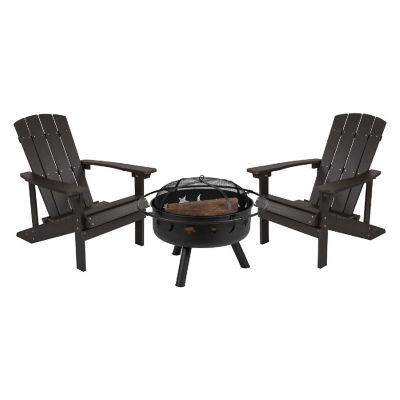 Merrick Lane 2 Slt Gray Adirondacks-Firepit Image 1