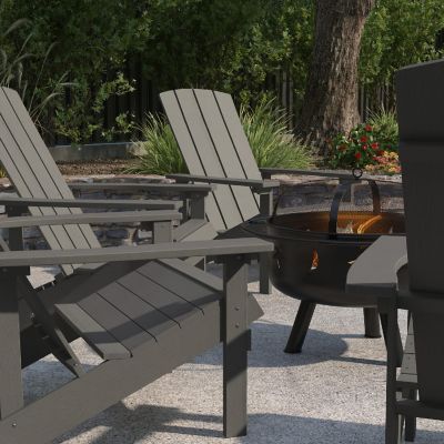 Merrick Lane 4 Lt Gray Adirondacks-Firepit Image 2
