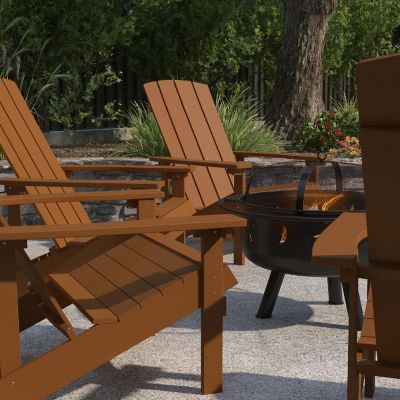 Merrick Lane 4 Teak Adirondacks-Firepit Image 2