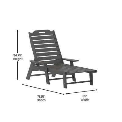Merrick Lane Gray 3pc Set with Chairs/Table Image 3