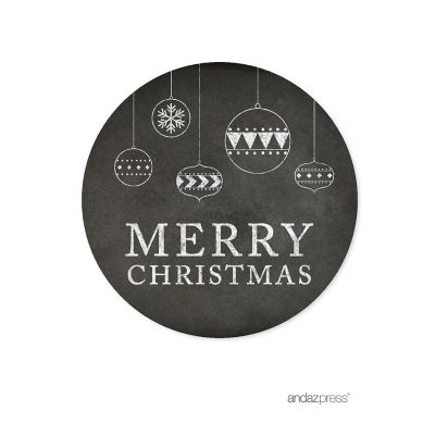 MERRY CHRISTMAS CHALKBOARD TO/FROM LABEL Image 1