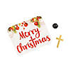Merry Christmas Cross Pins with Card - 12 Pc. Image 1