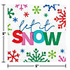 Merry Everything Let it Snow Beverage Napkins Image 1