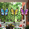 Metal Butterfly Outdoor Garden Windchimes - 21" - Set of 3 Image 1
