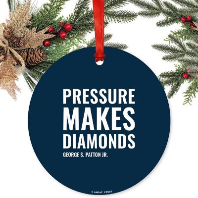 Metal Christmas Ornament Makes Diamonds Image 1