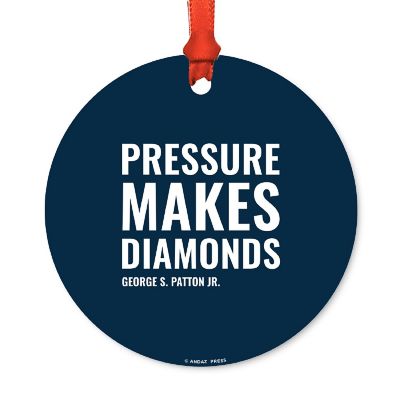 Metal Christmas Ornament Makes Diamonds Image 2